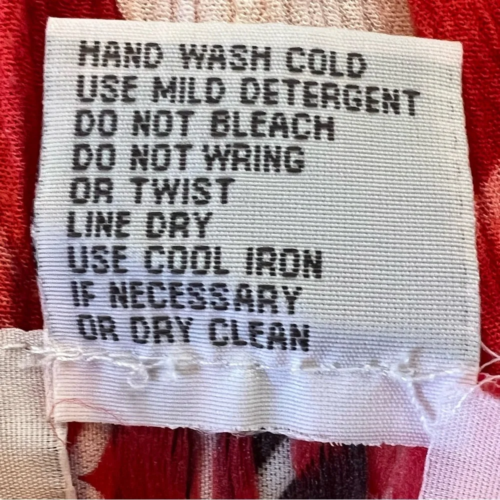 Vintage 90s R&K Originals Women’s 10 Floral Maxi Dress Gauze Stretch Fits 6 8 S - Picture 14 of 14